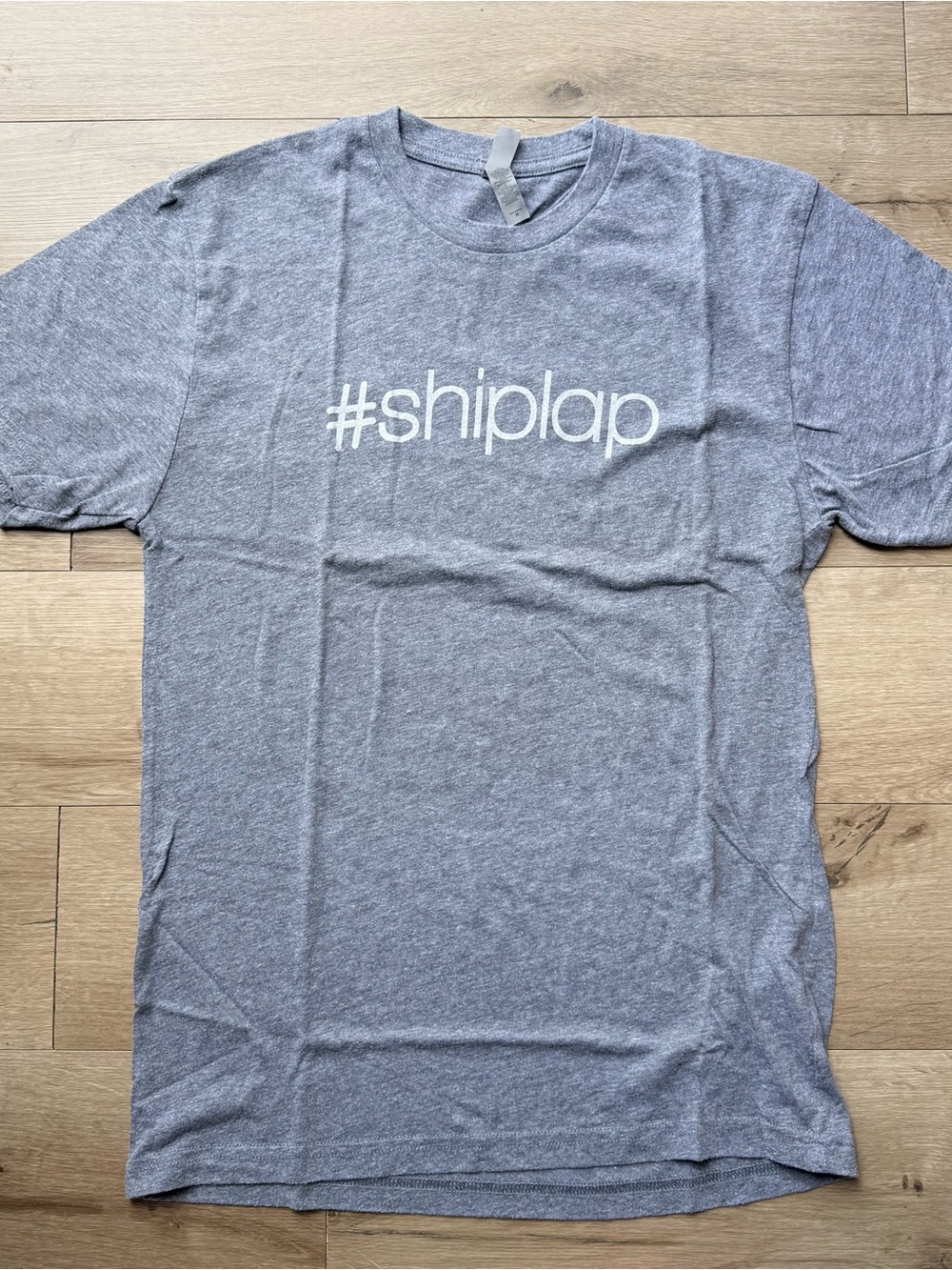 Magnolia Market #Shiplap T-shirt in Heather Gray Joanna Gaines M